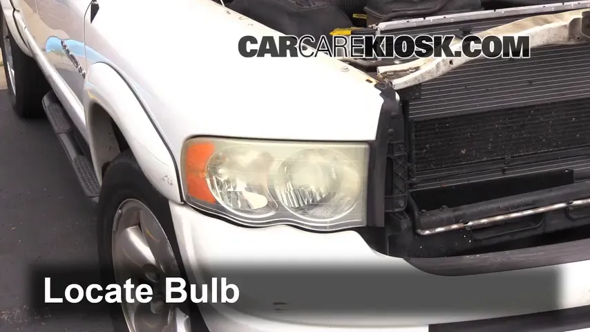 2002 Dodge Ram 1500 4.7L V8 Crew Cab Pickup (4 Door) Lights Parking Light (replace bulb)